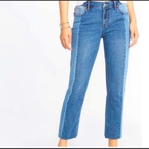 OLD NAVY perfect straight mid-rise jeans